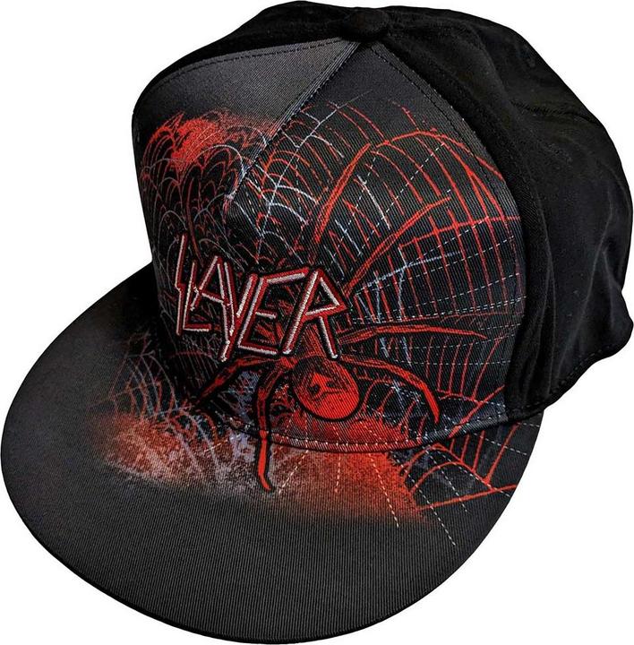 Slayer Erwachsene Spinnennetz Snapback Baseballmütze (One Size)