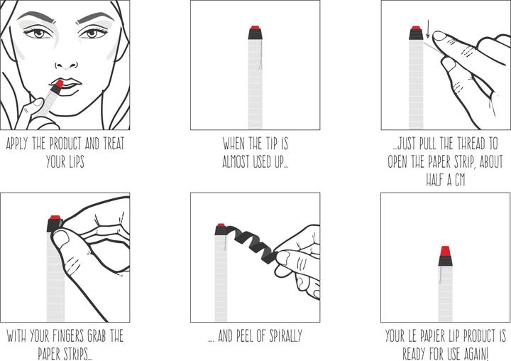 Image du produit Le Papier rouge à lèvres Mighty Matte, blush (Rouge)