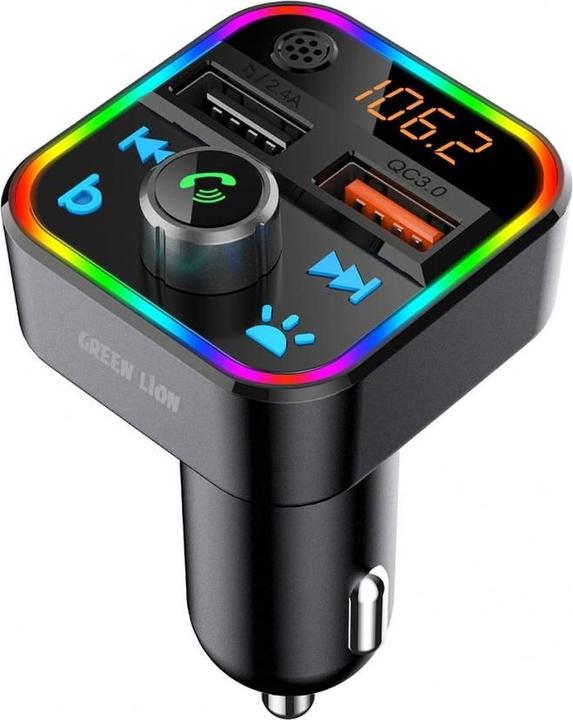 Actual product image Green Lion Car FM Transmitter Kit