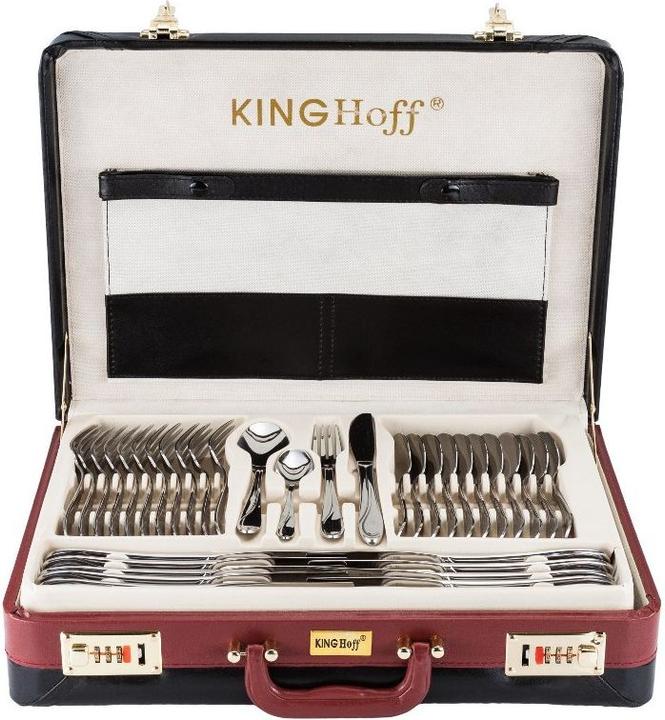 Produktbild King KINGHOFF 72 ELEMENT. Shiny table set KH-3508 (72 Stück, Besteck Set)