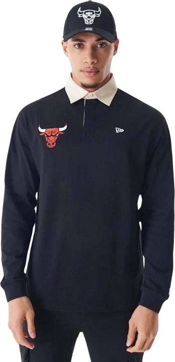 Produktbild New Era Langärmeliges Polo-Shirt Chicago Bulls NBA (M)