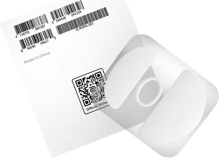 Actual product image BenQ Zowie Skatez type C white mouse feet for the EC series, white Teflon, 0.6 mm thick