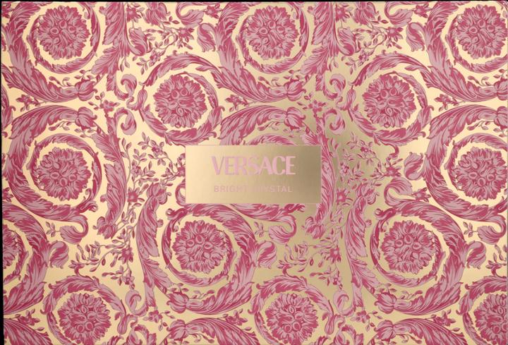 Actual product image Versace Bright Crystal Christmas 2024 Eau de Toilette / BShower Gel / Body Lotion / Case (Fragrance set)