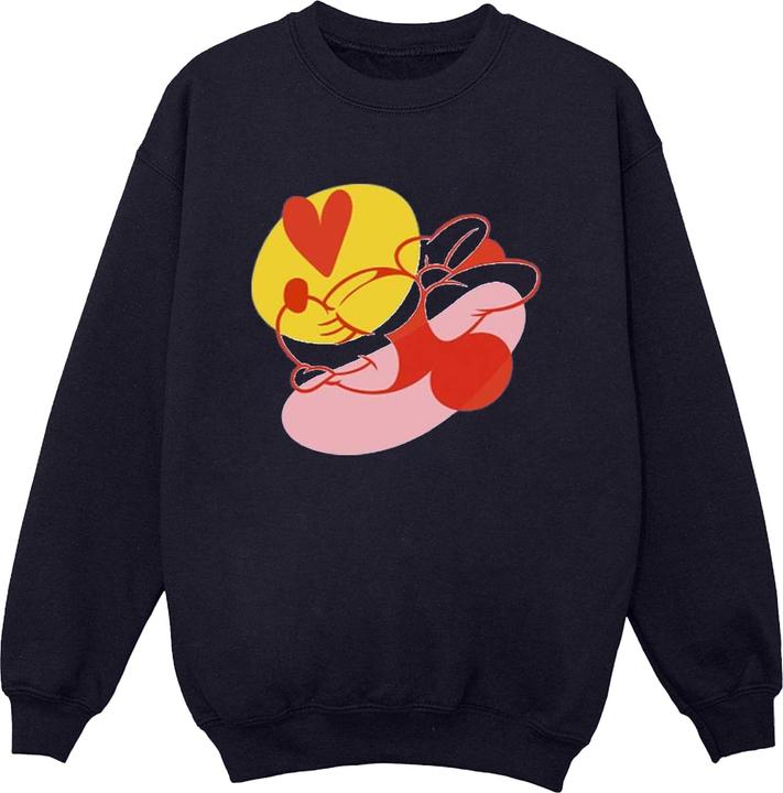 Disney Minnie Mouse Tongue Heart Sweatshirt (L)