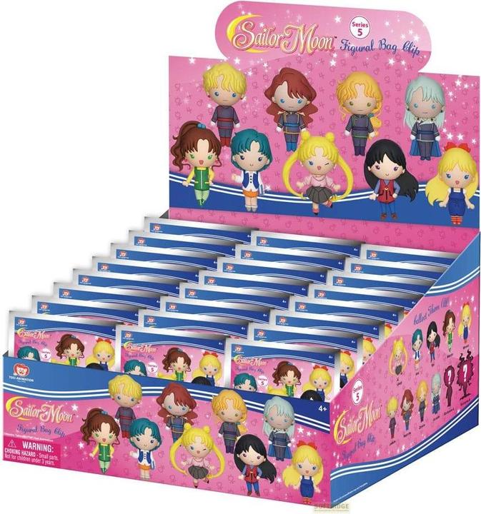 Image du produit Monogram Sailor Moon 3D PVC-Taschenanhänger Series 5 Display (24)