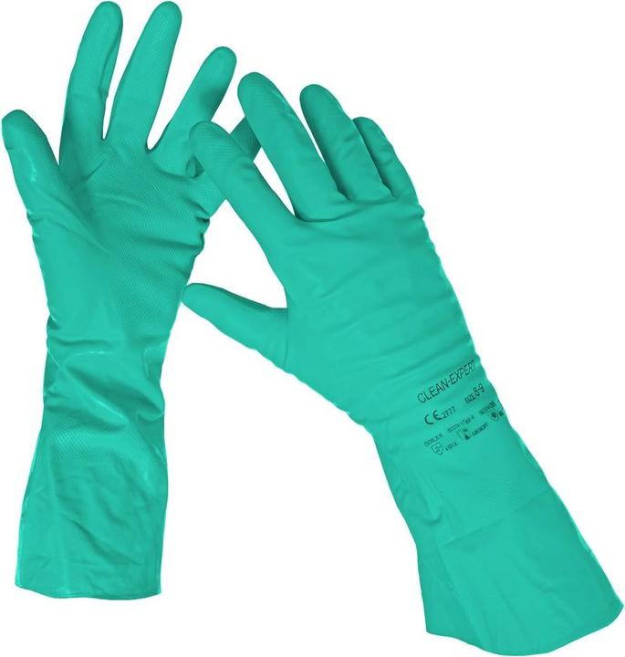 Produktbild Ampri CLEAN-EXPERT, Nitril-Chemikalienschutzhandschuh, grün, Gr. S (S)