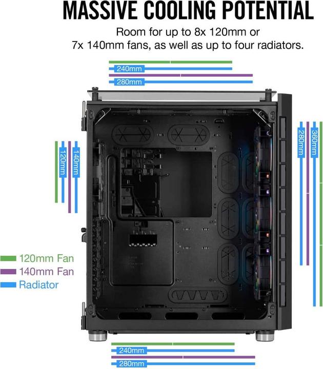 Immagine prodotto Corsair 680X RGB (ATX, mATX, Mini-ITX, E-ATX)