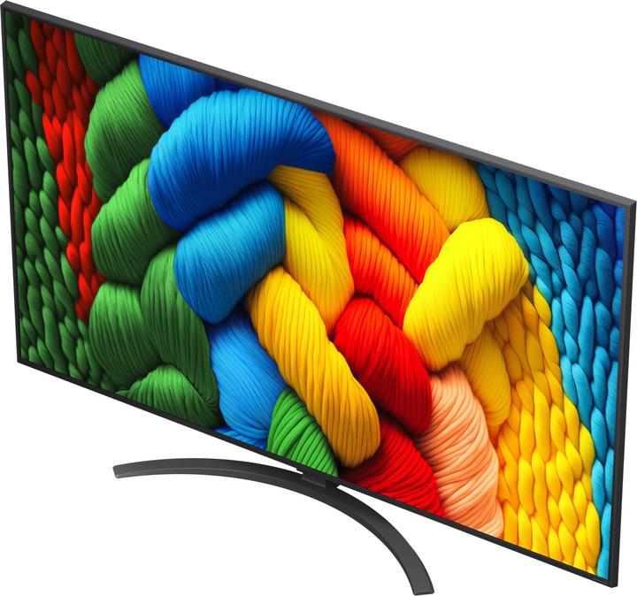 Produktbild LG 65NANO81A6A sw NanoCell LED-TV UHD,Multituner,Smart,PVR,a7,HDR (65", NANO81, Nano-Cell, 4K, 2025)