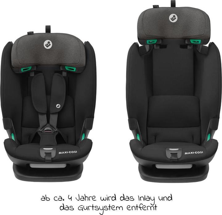 Produktbild Maxi-Cosi Titan Plus i-Size Authentic Black (Kindersitz, ECE R129/i-Size Norm)