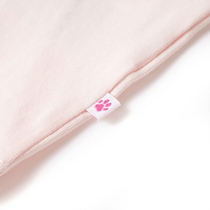 Immagine prodotto VidaXL Maglietta da bambino con maniche a balze rosa pallido 128.Materiale (128)