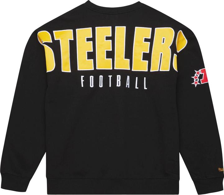 Actual product image Mitchell & Ness Fleece Pullover Pittsburgh Steelers - S (S)