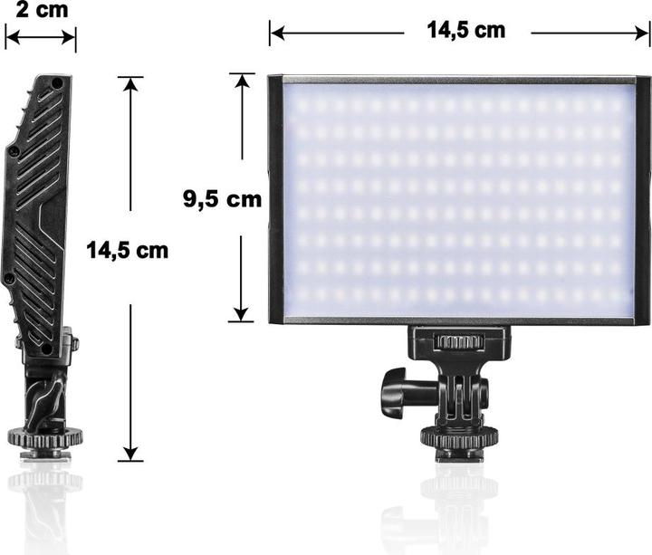 Produktbild Walimex LED Niova 150 Bi Color 15W LED Leuchte plus Netzteil (Videoleuchte)