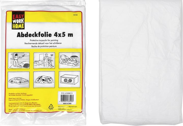 Produktbild Easy Work Malerabdeckfolie (4 m, 5000 mm)