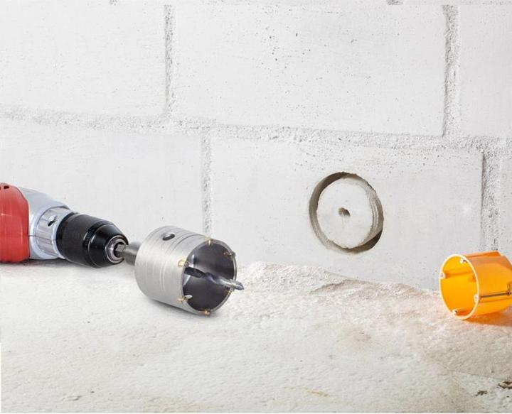 Actual product image kwb Hollow drill bit HARD METAL shank and center drill bit (82 mm)