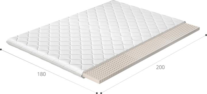 Actual product image ELTAP Topper latex (180 x 200 cm)