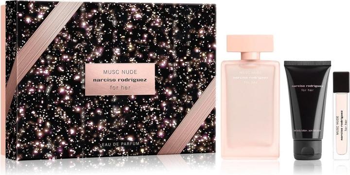 Immagine prodotto Narciso Rodriguez Musc Nude Eau De Parfum Set - 100ml, Body Lotion 50ml, Mini 10ml (Set profumo)