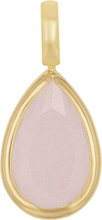 Amor Anhänger für Damen, Gold 375, Glas (Gold 375, 9 ct)