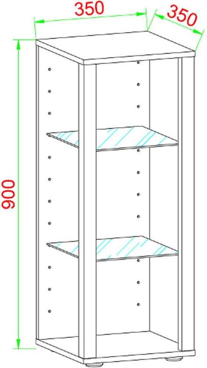 Immagine prodotto VCM Glasol (35 x 35 x 90 cm)