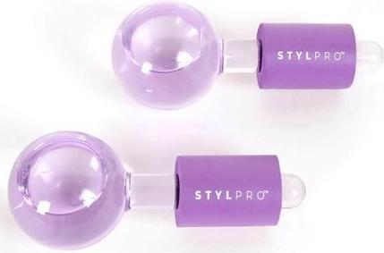 Actual product image Stylideas Stylpro Facial Ice Globes Cryotherapy Ice Roller for Face and Eyes
