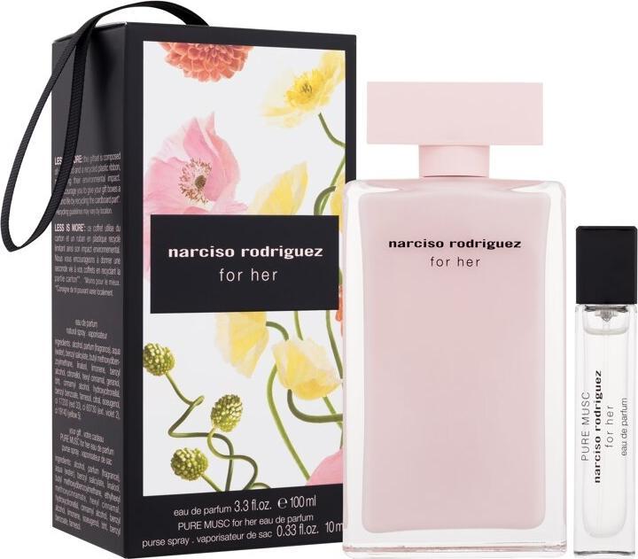 Narciso Rodriguez For Her Eau de Parfum 100ml Pure Musc For Her EDP 10ml (Eau de Parfum, 100 ml)
