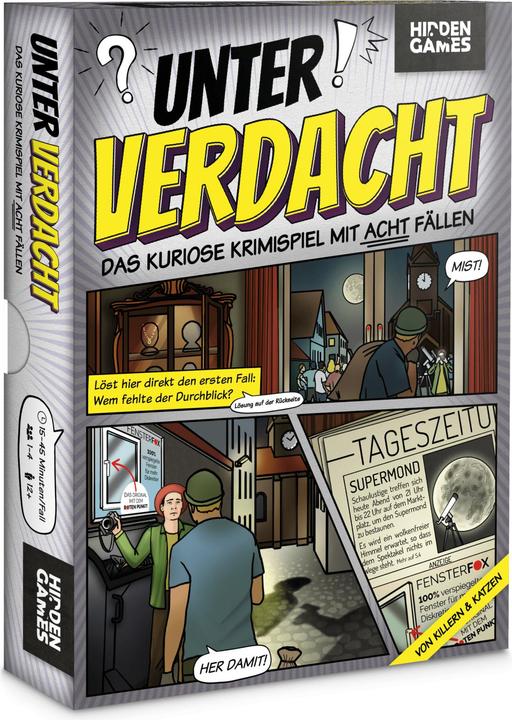 Produktbild Hidden Games Unter Verdacht: Von Killern und Katzen - Krimispiel (Deutsch)