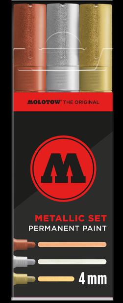 Image du produit Molotow Marqueur permanent (Bundig, 4 mm, 3 x)