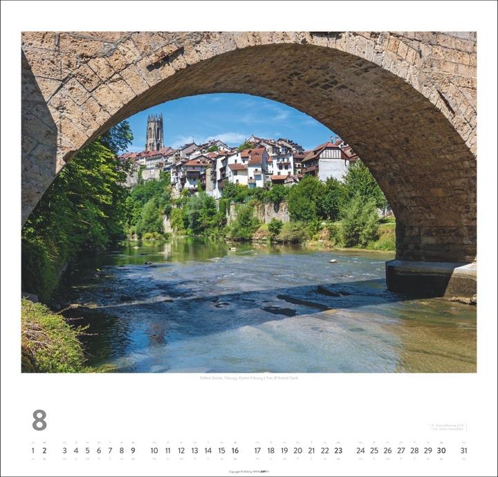 Produktbild Schweiz Kalender 2026 - Schönste Landschaften und Ansichten (48 x 46 cm, Deutsch)