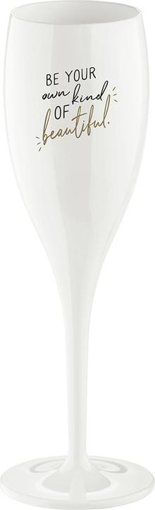 Produktbild Koziol Sektglas Superglas Be your own 100 ml, 1 Stück, Weiss (10 cl, 1 Gläser, Sektgläser)