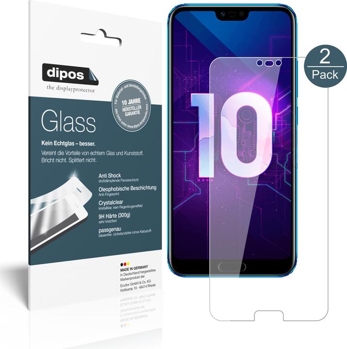 Image du produit Dipos Film de Protection d’écran Anti-Shock (2 pièce(s), HTC 10)