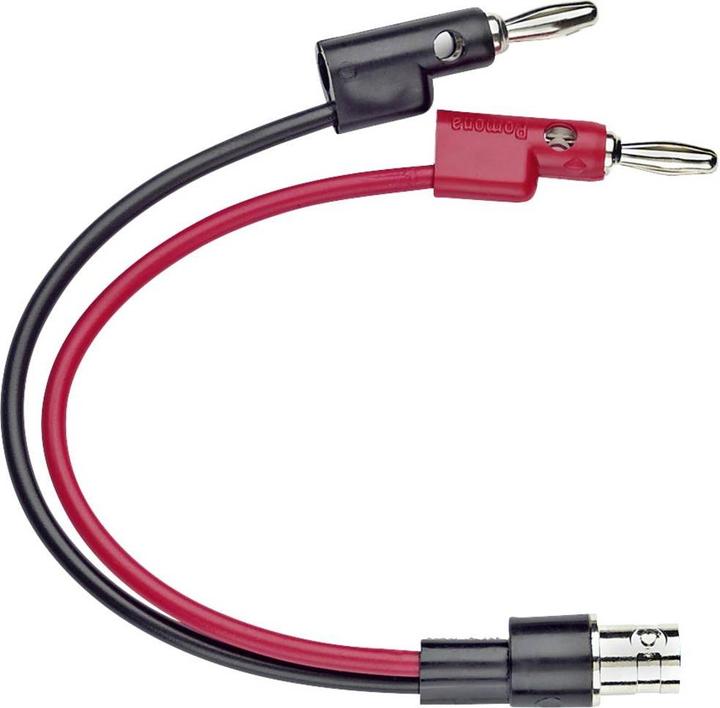 Actual product image Pomona Electronics BNC jacks to multi-stacking banana plug breakout