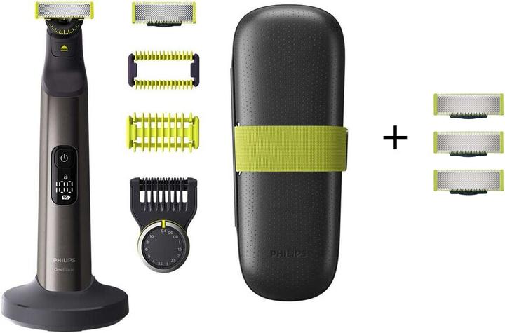 Produktbild Philips OneBlade Pro Face + Body & Rasierklingen (3 x)