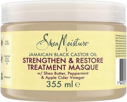 Actual product image Shea Moisture SheaMoisture Jamaican Black Castor Oil Hair Mask Strength & Restore Treatment 355ml (355 ml)