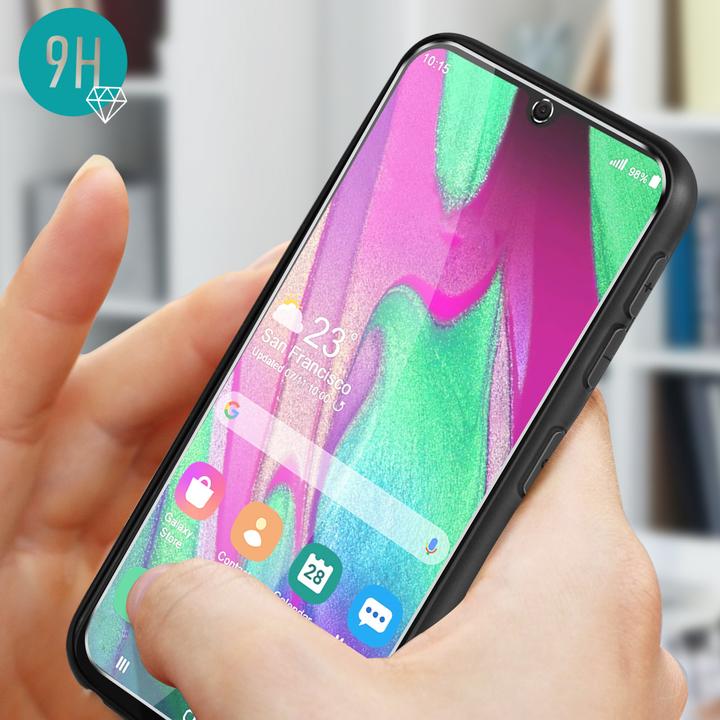Actual product image Avizar Black Pack Series (Samsung Galaxy A40)