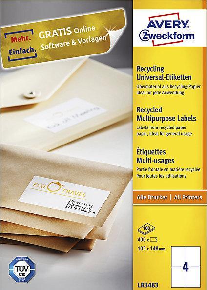 Produktbild kaiserkraft Recycling-Universaletiketten