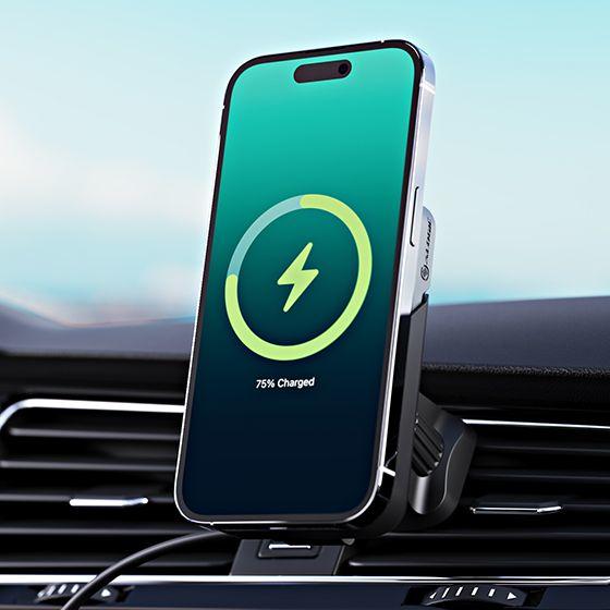 Actual product image Alogic MagSafe Charger with Car Mount