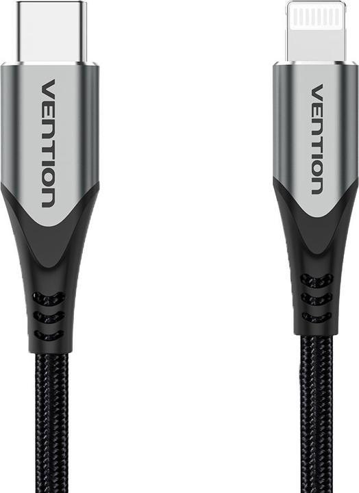 Immagine prodotto Vention Cavo da USB 2.0 a Lightning TACHH 2m Grigio (2 m, USB 3.2 Gen 1)