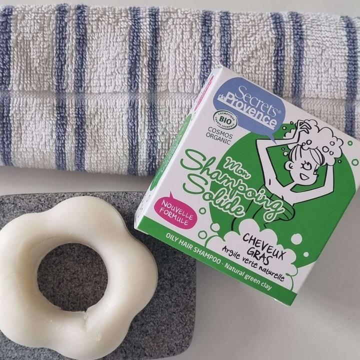 Image du produit Secrets de Provence Distributeur de shampooing pour cheveux gras (Shampoing solide)