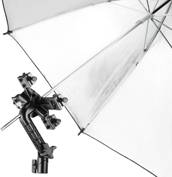 Immagine prodotto Walimex 4f. Supporto flash incl. softbox 90x90cm (Soft box, 90 cm)