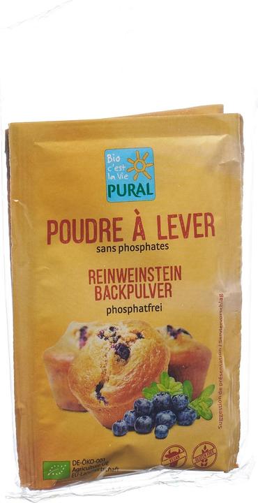 Immagine prodotto Pural Lievito in polvere bio senza fosfati (21 g)