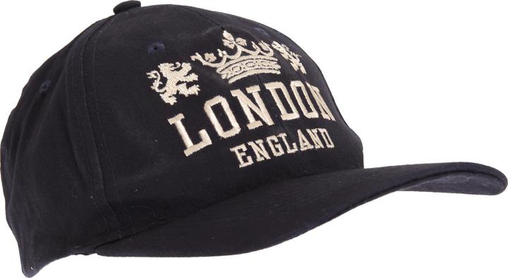 Produktbild Universal Textiles Baseballkappe mit LondonEnglandDesign marineblau