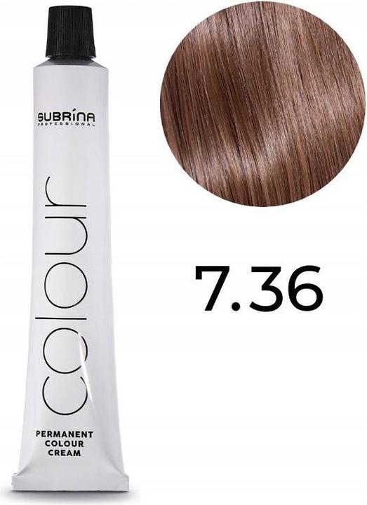 Actual product image Subrina Vopsea de par permanenta Essential Colour 7/36, Blond Mediu Cendre Violet, 100ml (7.36 Blond Mediu Cendre Violet)