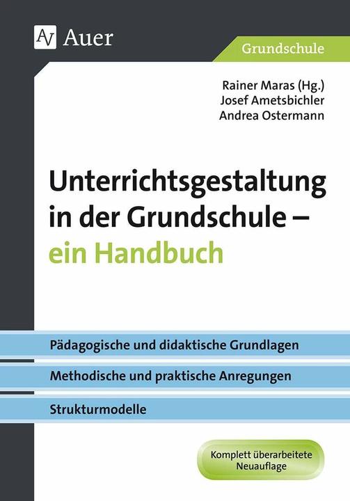 Actual product image Unterrichtsgestaltung in der Grundschule. Ein Handbuch (German, Josef Ametsbichler, Rainer Maras, 2022)