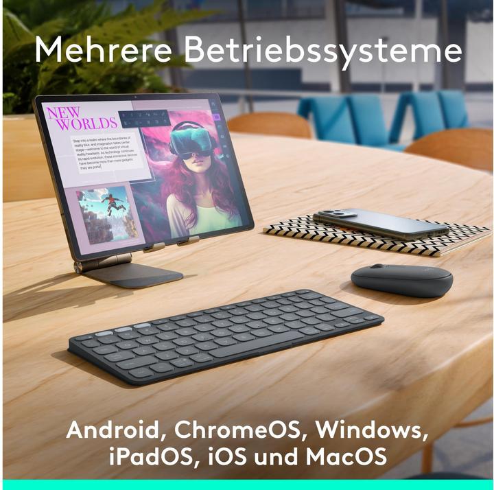 Image du produit Logitech Keys-To-Go 2 (CH, Sans fil)