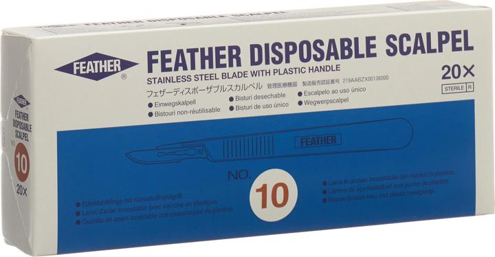 Produktbild Feather Skalpell 1x Nummer 10, 20 Stück