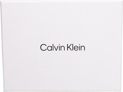 Actual product image Calvin Klein Men's Modern Plaque Bifold 5 CC Coin Small Wallet, Black (Ck Black), One Size
