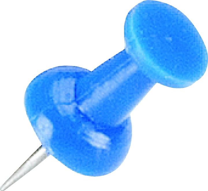 Actual product image Legamaster Pinning pin blue, 50 pieces (50 Piece, 165 mm)