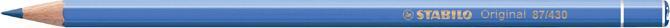 Actual product image STABILO Original Potlood - Ultramarijn Middel (87/430) (Blue, 1 x)