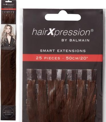 Balmain Hair Hairxpressions Human Hair Brown 50 Cm 25 Pieces (8, 50 cm)