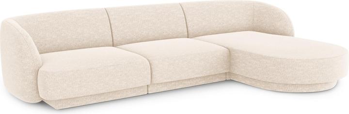 Actual product image Micadoni Right Corner Sofa, "Miley", 4 Seats, 255x156x70Made in Europe (Corner sofa)