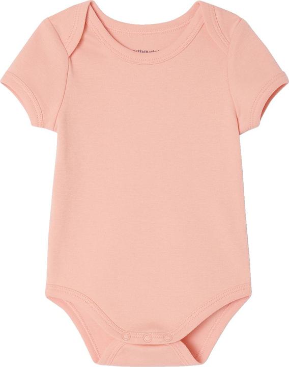 Actual product image Vertbaudet Bio-Kollektion: 3er-Pack Baby Schlupfbodys mit kurzen Ärmeln (92, 98)
